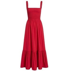 Hill house Anjuli Nap dress red